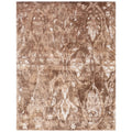 Cassina Handloomed Bamboo Silk Brown Area Rug