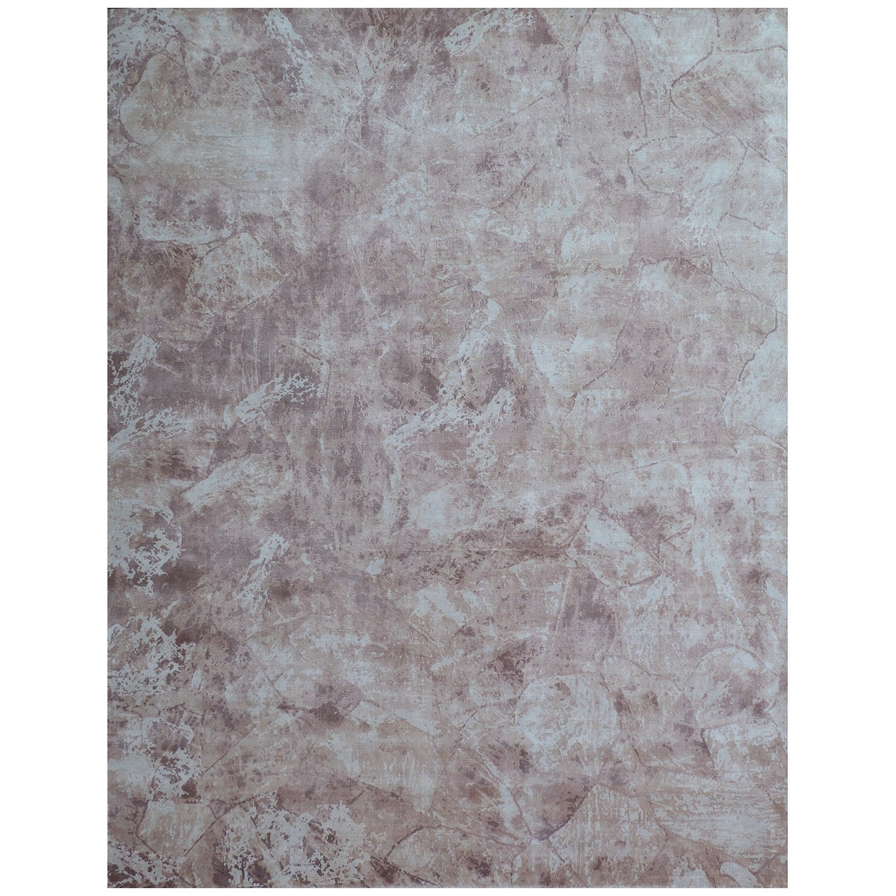 Cassina Handloomed Bamboo Silk Rust Area Rug 8 X 10