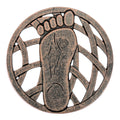 Cast Aluminum Left And Right Foot Stepping Stone