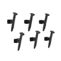 Cast Iron Industrial Railway Nail Head Decorative Wall Hooks Set Of 6