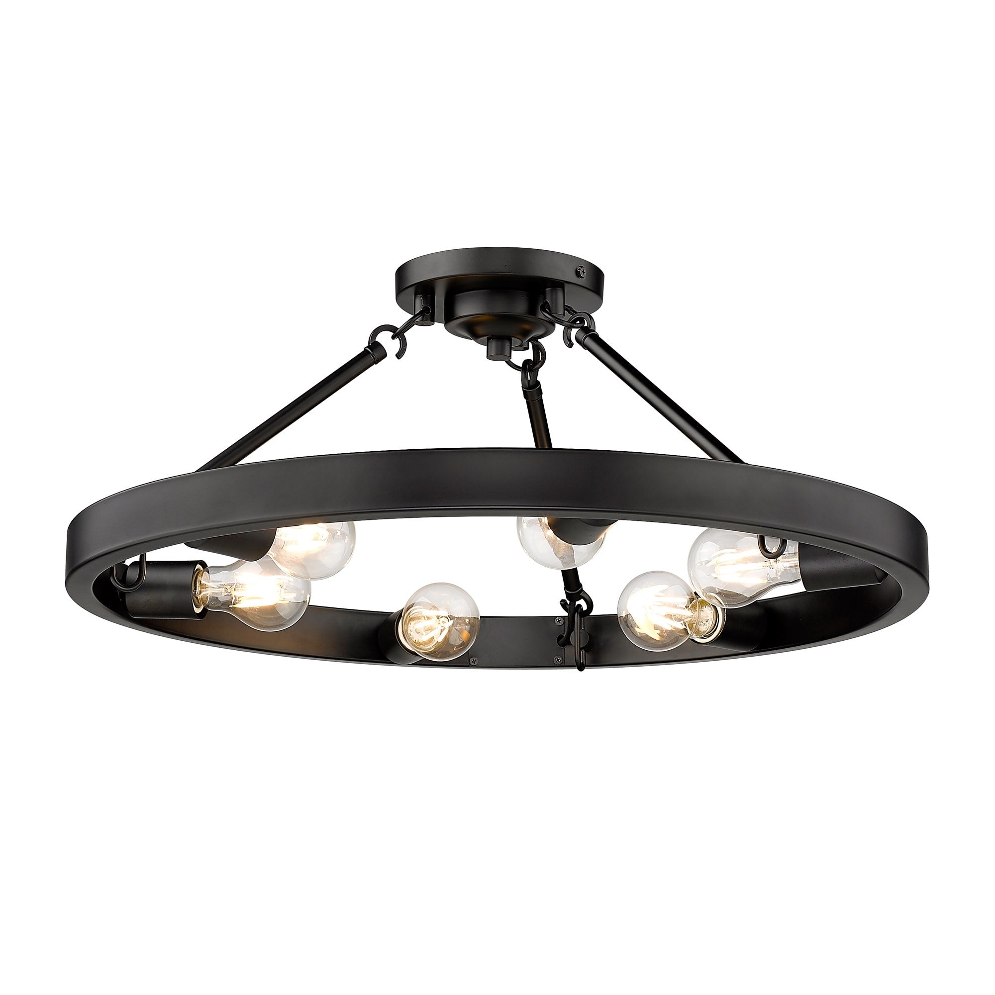 Castile 6 Light Semi Flush