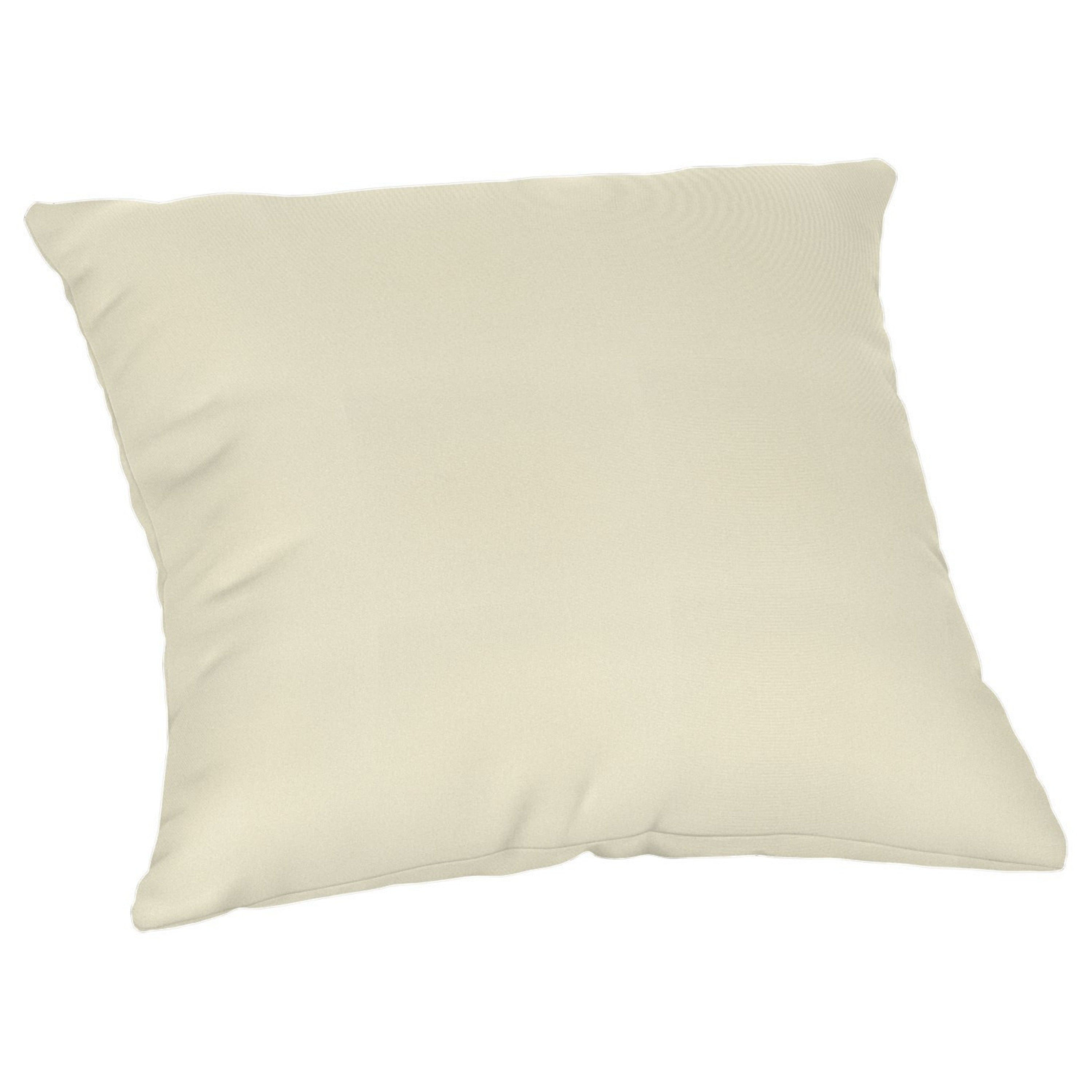 Casual Cushion Solid Sunbrella Fabric 1 Piece Outdoor Throw Pillow