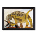 Cat Eating A Bird 1939 Pablo Picasso Custom Framed Canvas