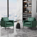 Cat Paw Leather Upholstered Sofa 2Pc Nordic Retro Light Luxury Living Room Balcony Bedroom Single Casual Sofa Chair