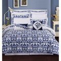 Catalina 12 Piece Cotton Percale Bed In A Bag With Deep Pocket Sheet Set