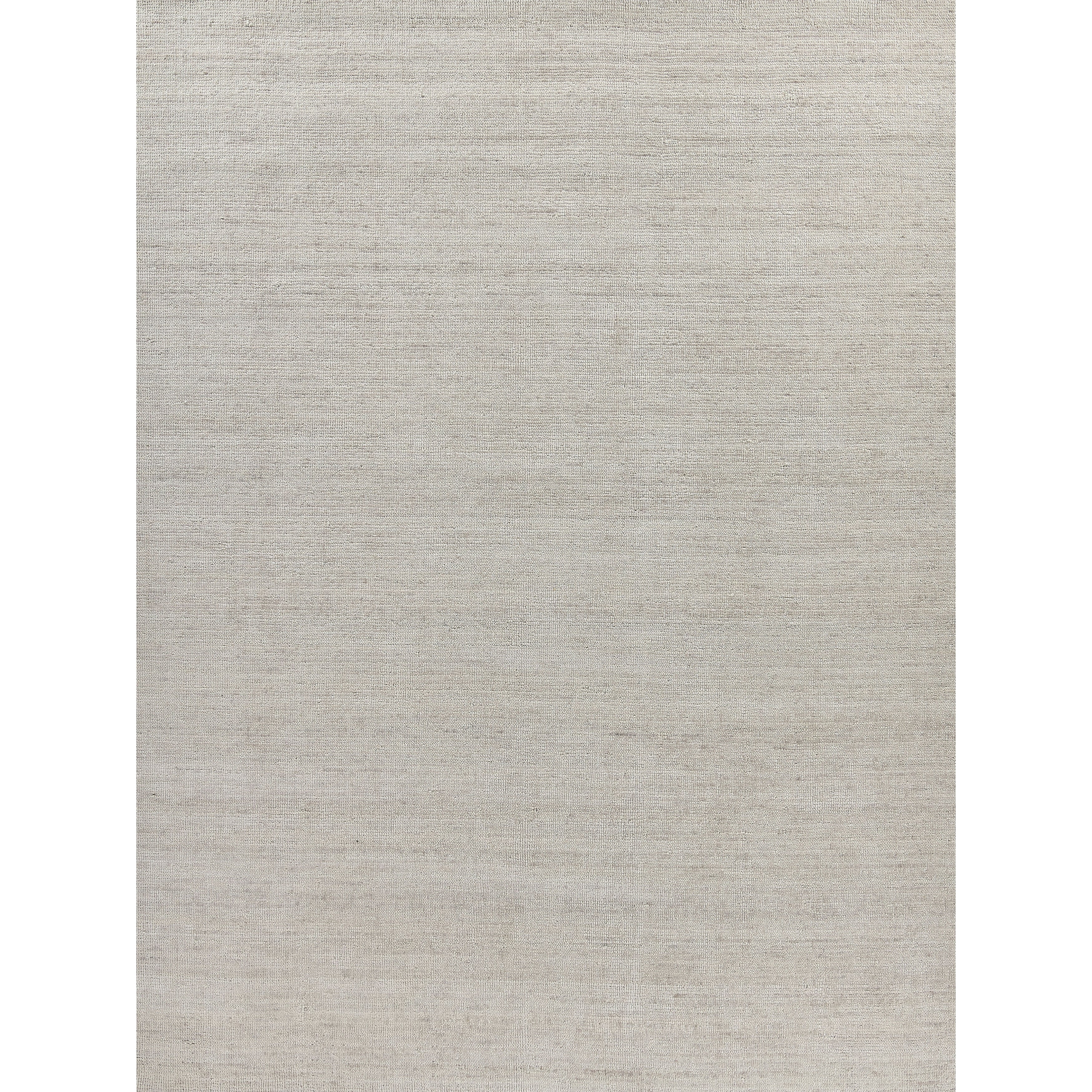 Catalina Handloomed Wool Bamboo Silk Silver Area Rug