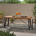Catriona Modern Industrial Dining Table By Christopher Knight Home 70.00 W X 33.00 D X 29.50 H