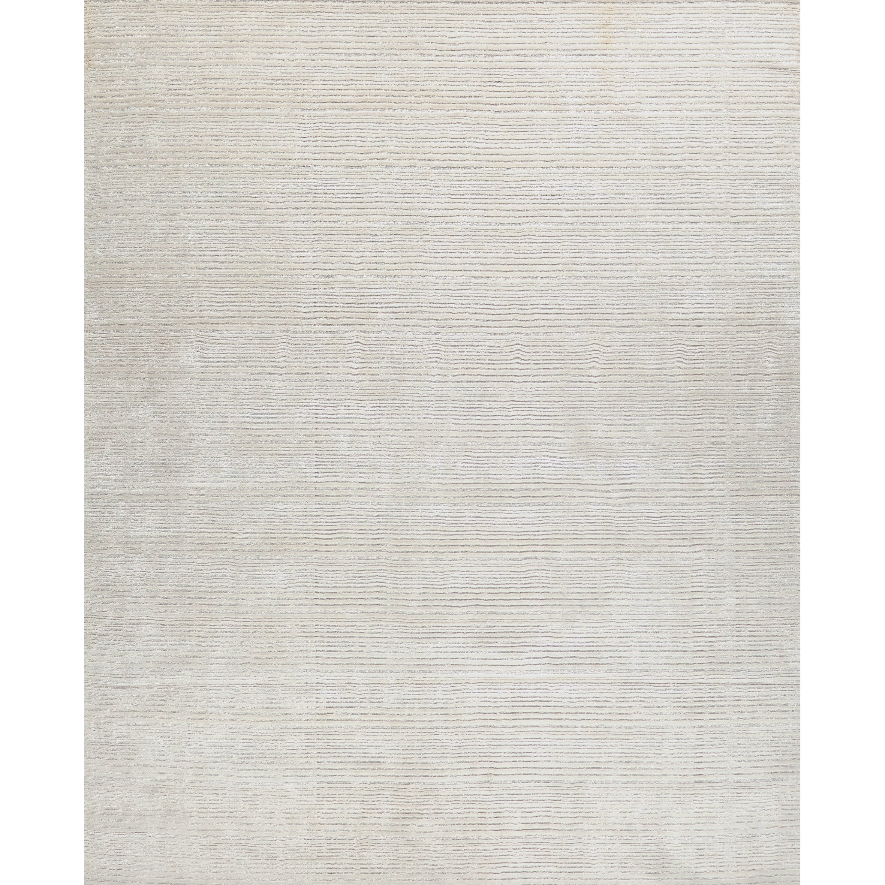 Cavallo Modern Handloomed Nylon Wool White Area Rug