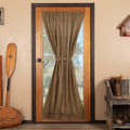 Green Rustic Curtains Ridgeline Door Panel Rod Pocket Cotton Plaid