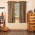 Green Rustic Curtains Ridgeline Panel Pair Rod Pocket Cotton Plaid