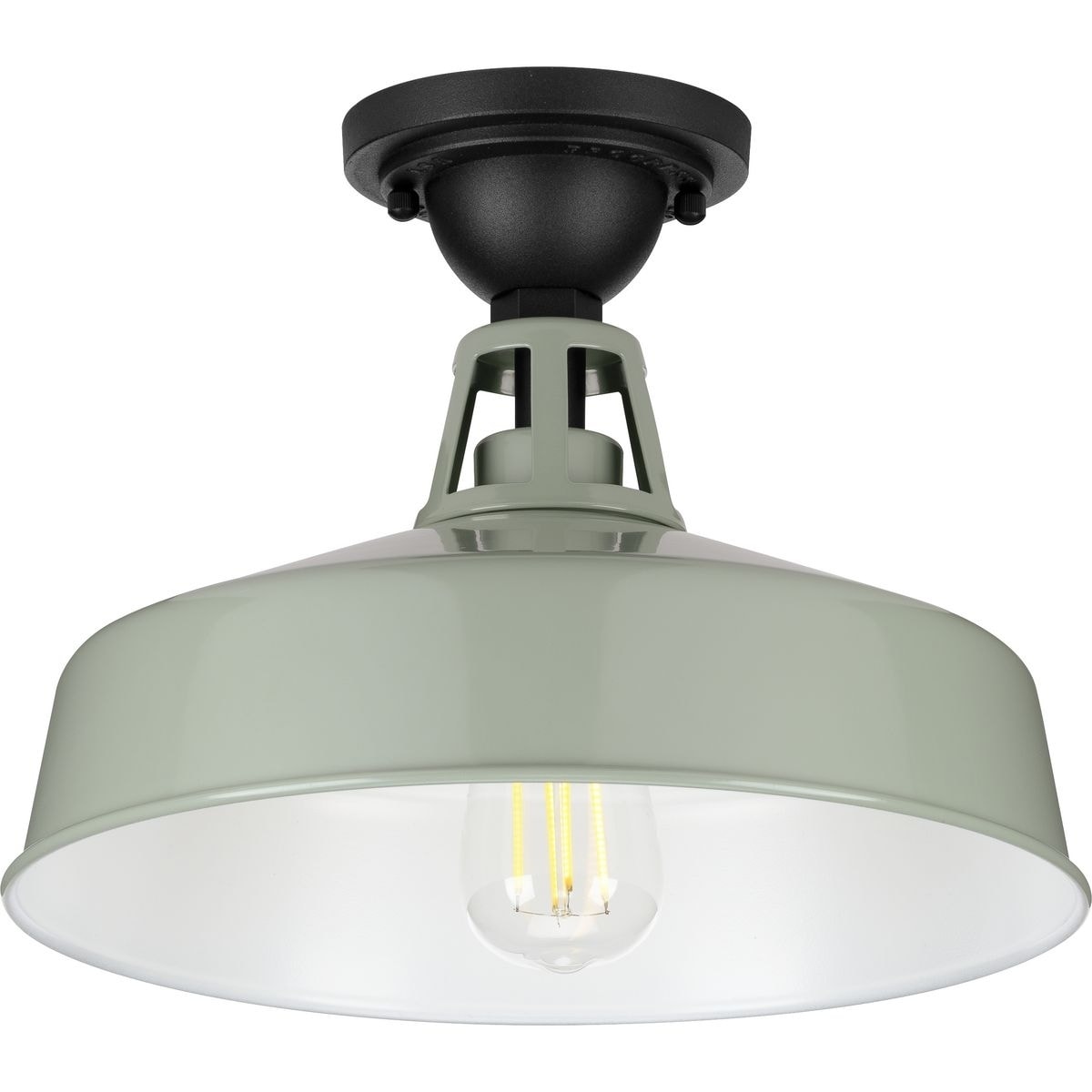 Cedar Springs Pistachio One Light Semi Flush Mount 12.87 X 15.6 X 15.6