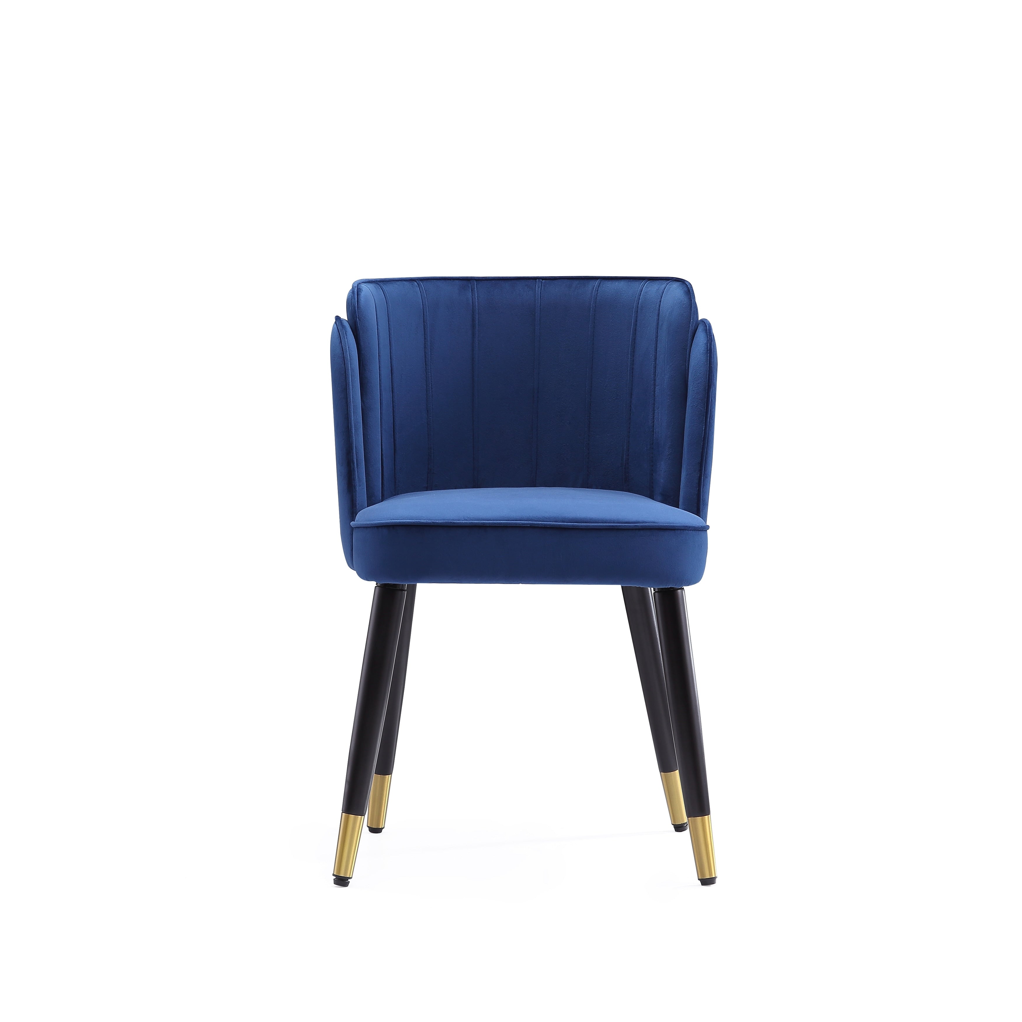 Ceets Chic Mid Century Modern Vintage Style Velvet Wood Zephyr Dining Chair.