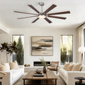 Ceiling Fan With Dimmable Led Lights Reversible Motor