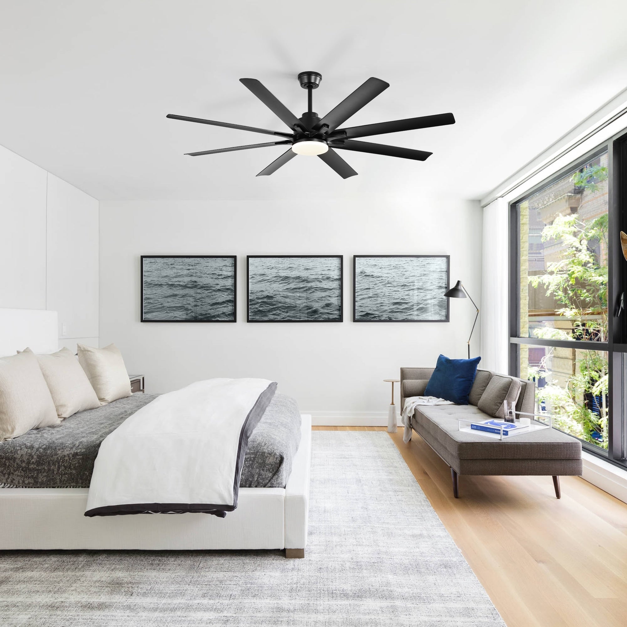 Ceiling Fan With Dimmable Light Reversible Motor