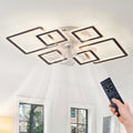 Ceiling Fan With Lights Remote Control And Dimmable Light