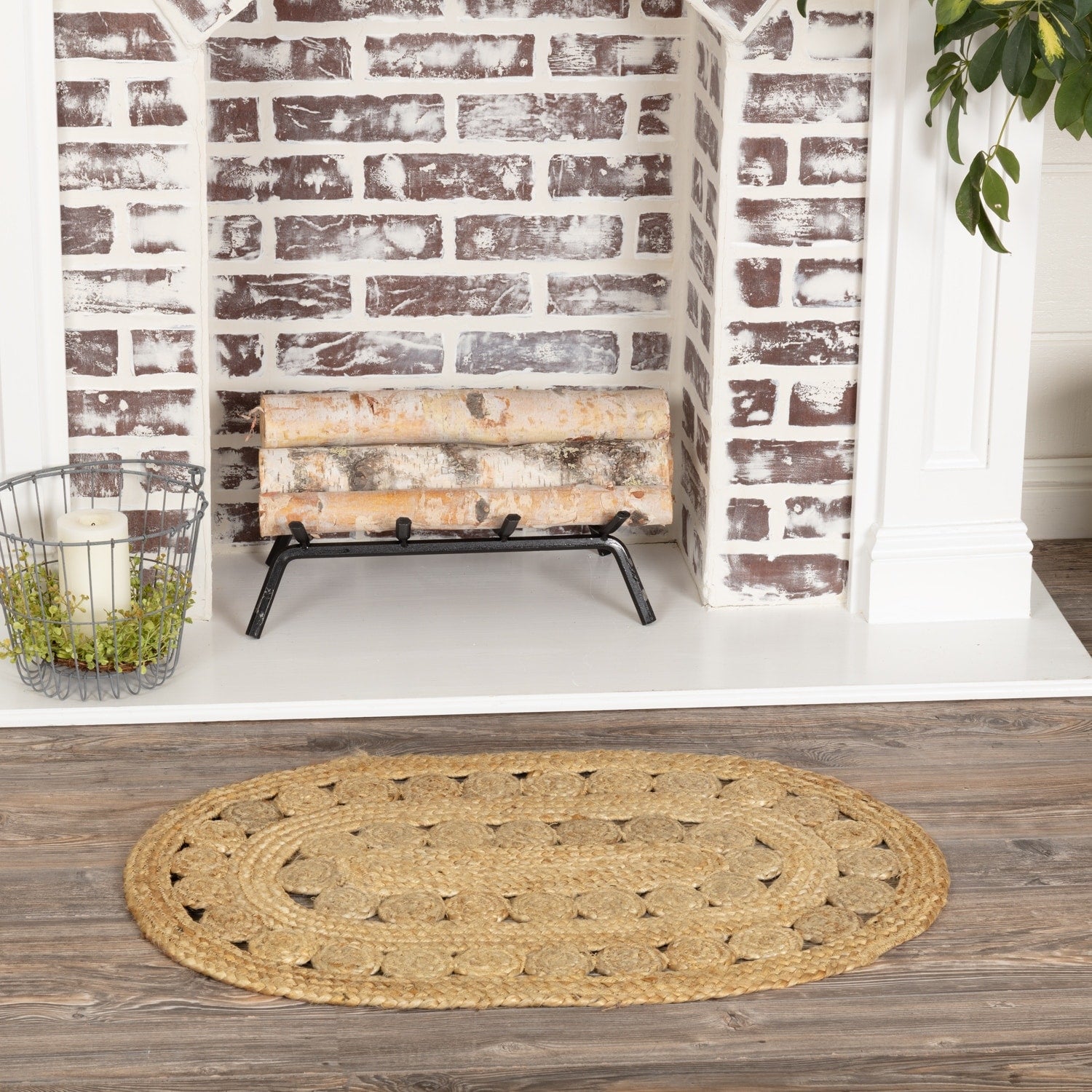 Celeste Oval Jute Rug 18 X 26 18 X 26