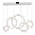 Celina Collection Chrome Finish Stainless Steel Led Chandelier