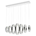 Celina Led Chandelier With Chrome Finish