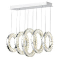 Celina Led Chandelier With Chrome Finish