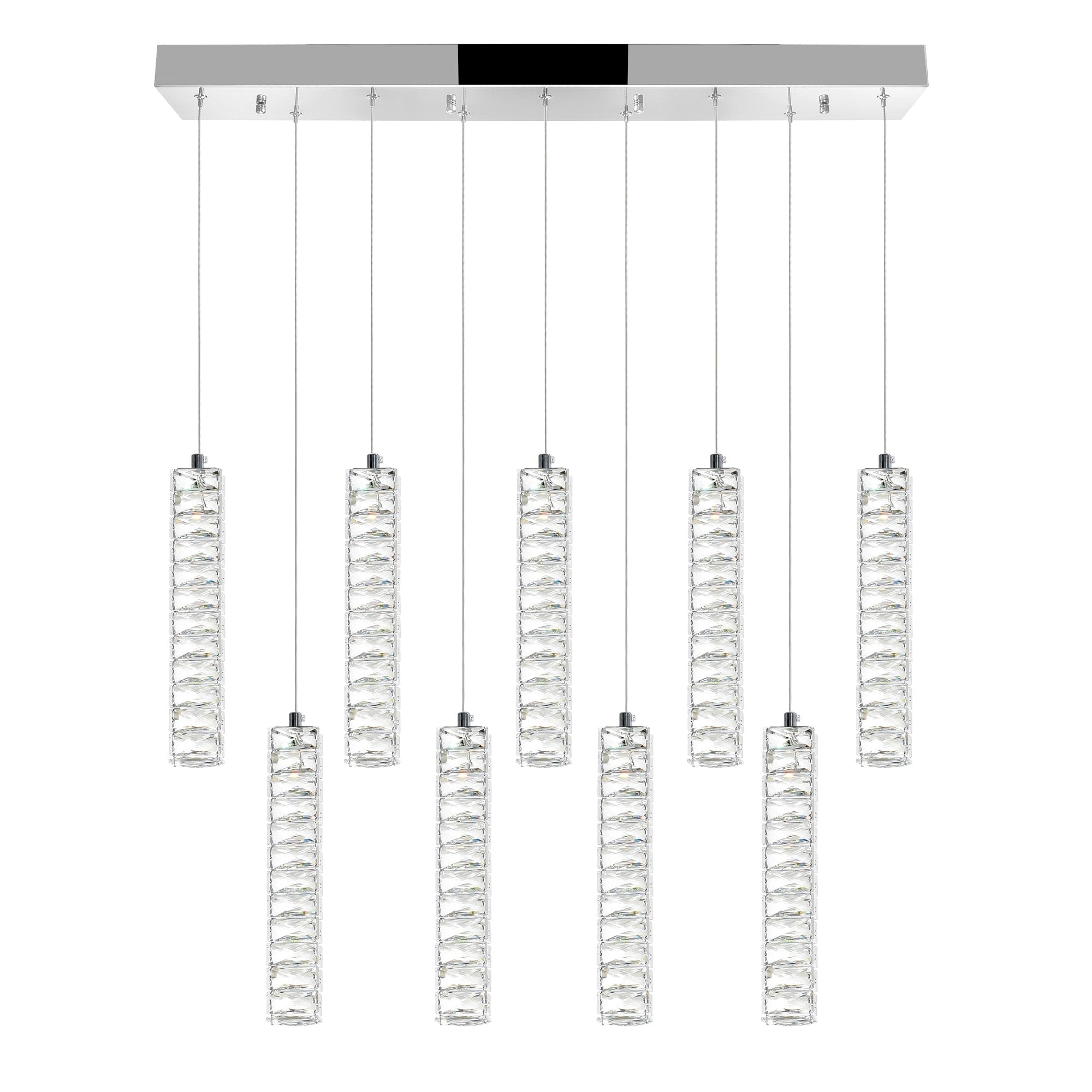 Celina Led Chandelier With Chrome Finish