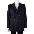 Celine Long Jacket In Wool