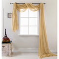 Rt Designers Collection Celine 216 Inch Sheer Curtain Scarf
