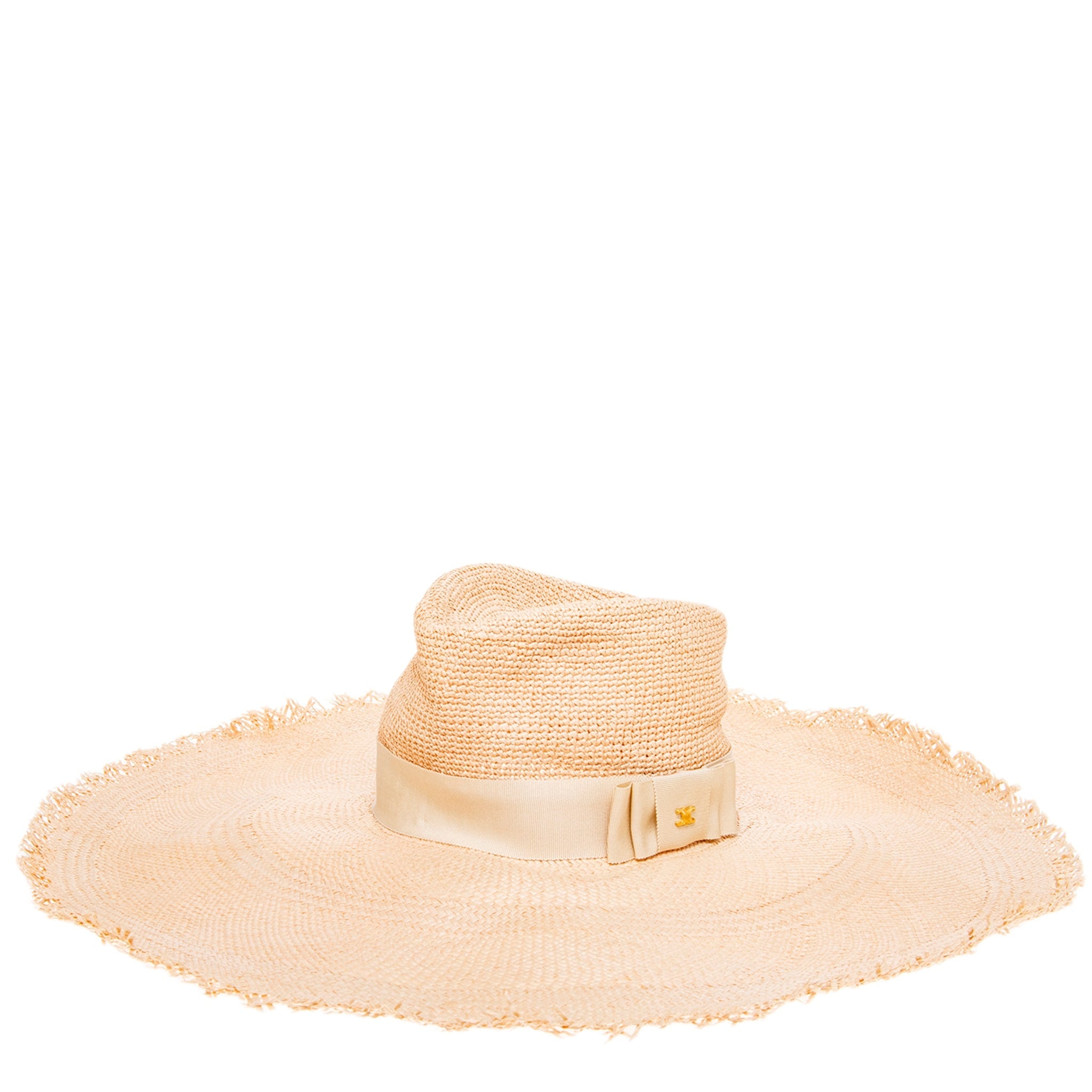 Celine Wide Brimmed Triomphe Hat 58
