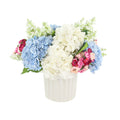 Centerpiece With Hydrangea Lilacs And Ranunculus 16
