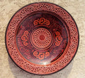 Handmade Ceramic Engraved Chili Plate Morocco