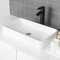 Ceramic Handmade Rectangular Vessel Bathroom Sink