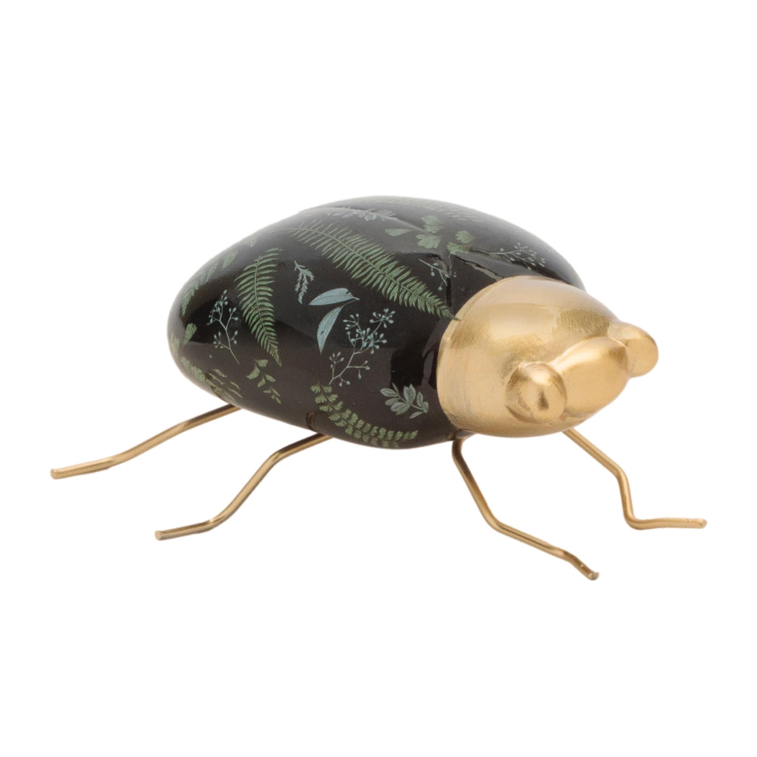 Ceramic Insect With Fern Print Set Of 2