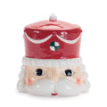 Ceramic Nutcracker Canister Set Of 2