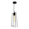 Cere 6.75 Inch Wide Outdoor Pendant In Matte Black 6.75In W X 6.75In D X 18.38In H