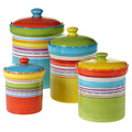 Certified International Mariachi Collection 4 Piece Canister Set