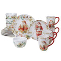 Certified International Christmas Story 16 Piece Dinnerware Set Service For 4