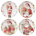 Certified International Christmas Story 9 Inch Salad Dessert Plates Set Of 4