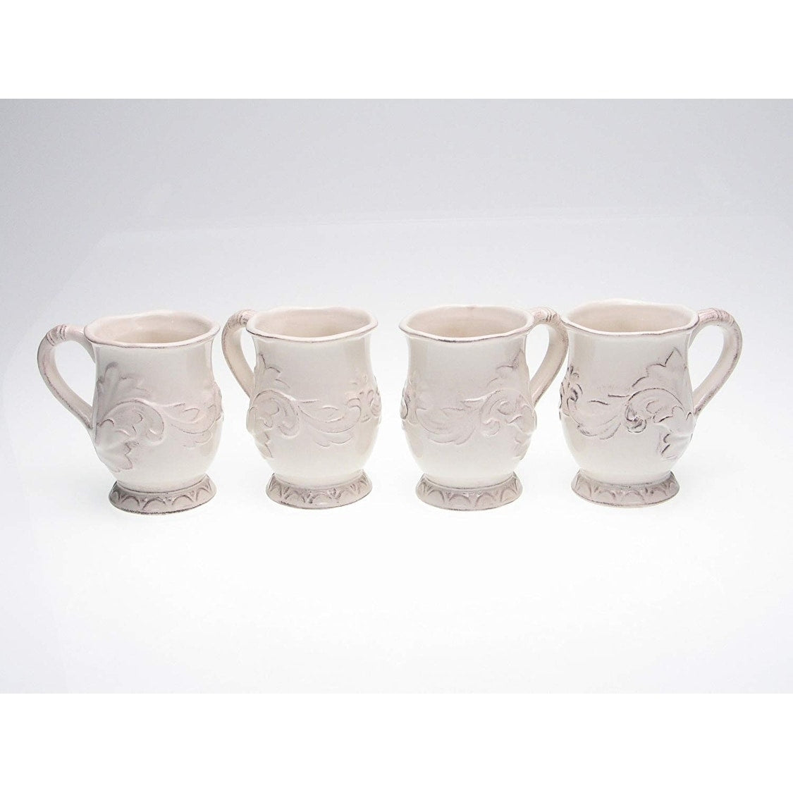 Certified International Firenze Ivory 16 Oz Mugs Set Of 4