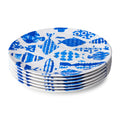 Certified International Fish Tale Melamine 11 Dinner Plates Set Of 6 11.00 L X 11.00 W X 0.50 H