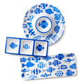 Certified International Fish Tale Melamine 3 Piece Hostess Set 19.00 L X 8.00 W X 0.75 H