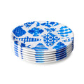 Certified International Fish Tale Melamine 9 Salad Dessert Plates Set Of 6 9.00 L X 9.00 W X 0.50 H