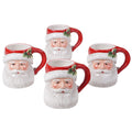 Certified International Magic Of Christmas Santa 14 Oz. Mugs Set Of 4