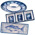 Certified International Oceanic 3 Piece Melamine Hostess Serving Set