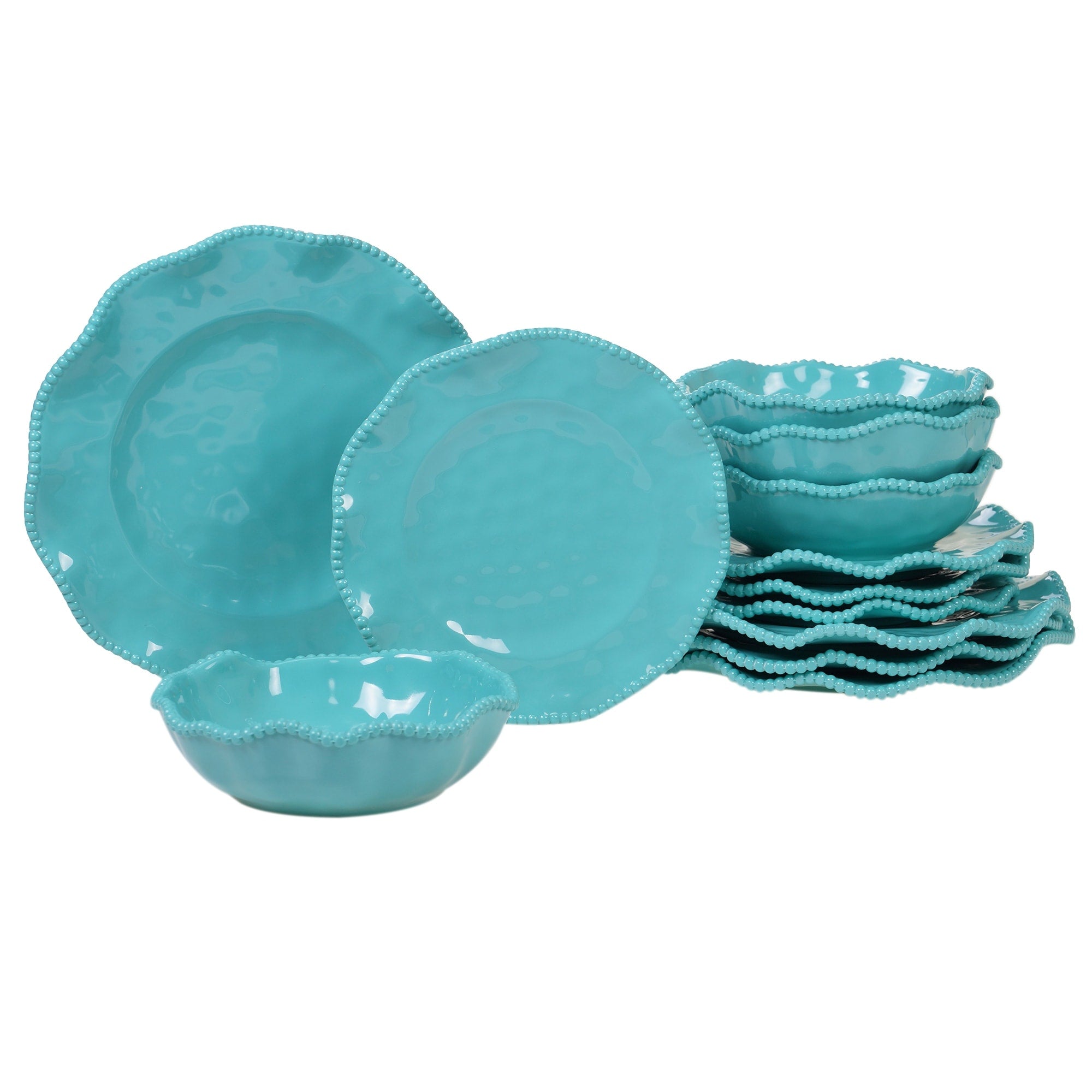 Certified International Perlette 12 Piece Dinnerware Set