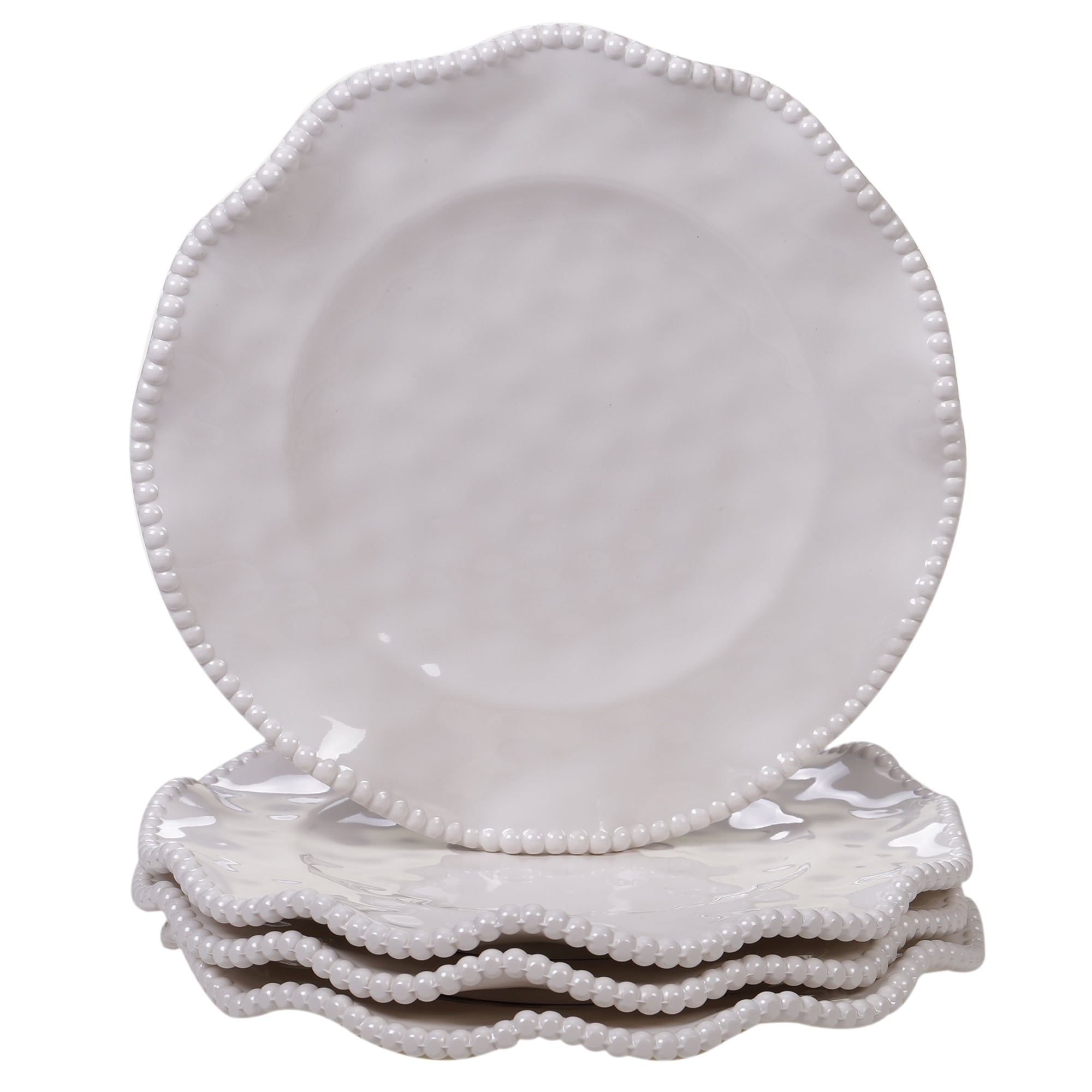 Certified International Perlette 9 Inch Salad Dessert Plates Set Of 4