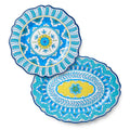 Certified International Porto Melamine 2 Piece Platter Set 18.00 L X 13.50. H X 0.75 H