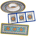 Certified International Portofino 3 Piece Melamine Hostess Set
