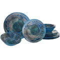 Certified International Radiance 12 Piece Melamine Dinnerware Set