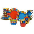 Certified International Sierra 16 Piece Dinnerware Set Service For 4