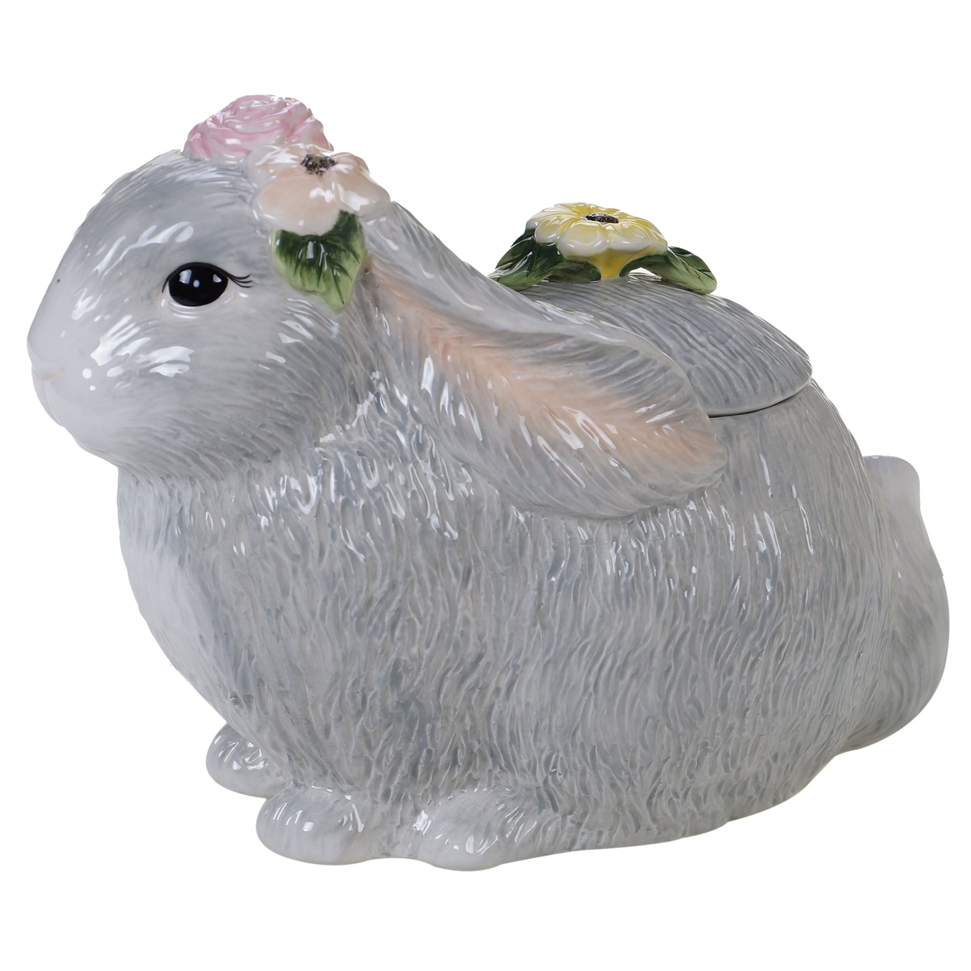 Certified International Sweet Bunny 3 D 64 Ounce Cookie Jar