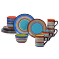Certified International Tequila Sunrise 16 Pieces Dinnerware Set